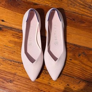 ROTHY'S The Point Petal Pink Flat